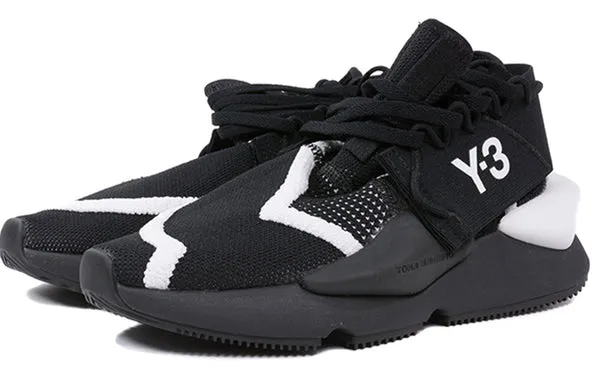 adidas Y-3 Kaiwa 'Black' sneakers, black