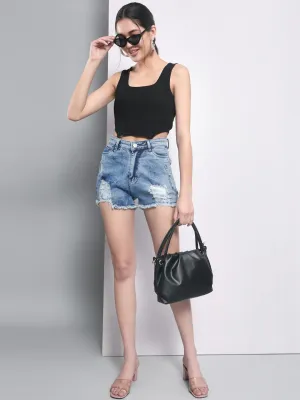 Black Corset Style Top