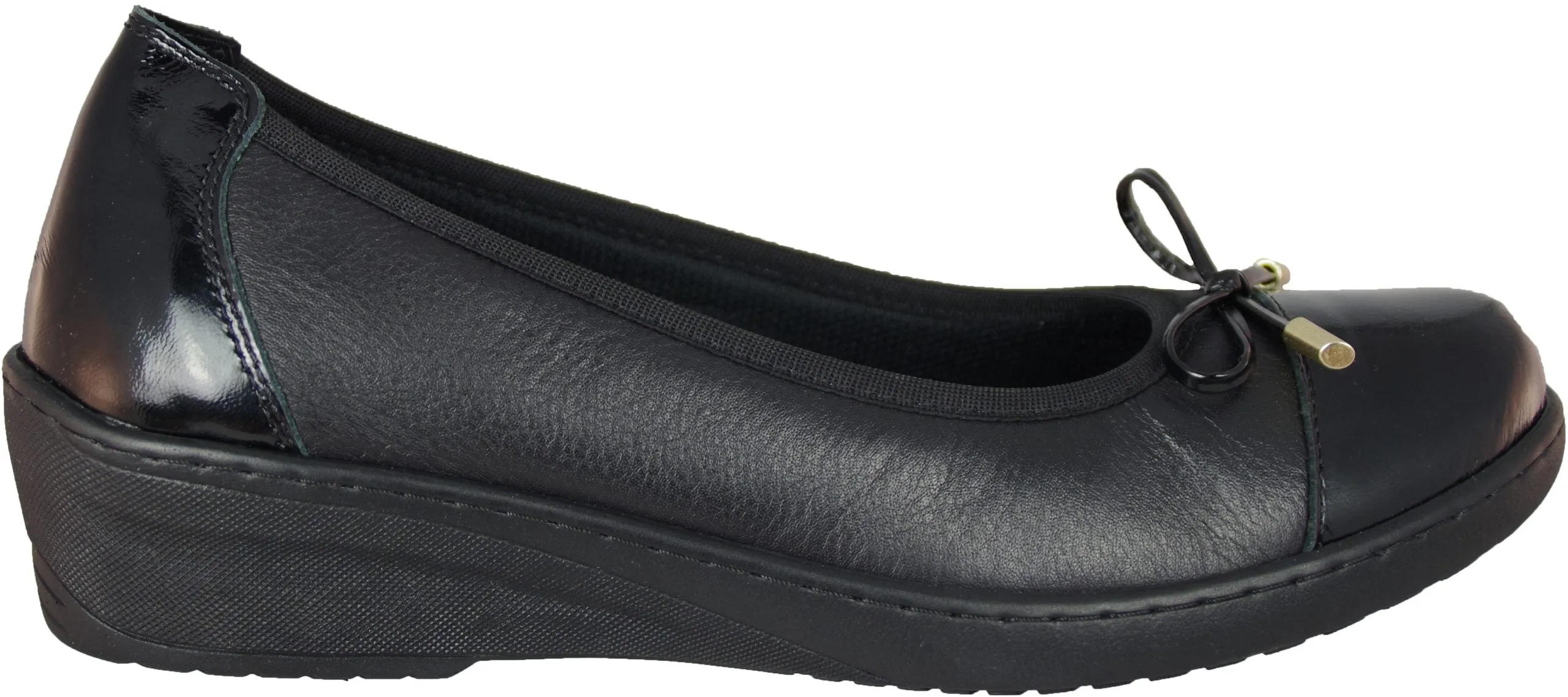 Cabello 'CP243-18 Ballet' - Black Leather/Patent