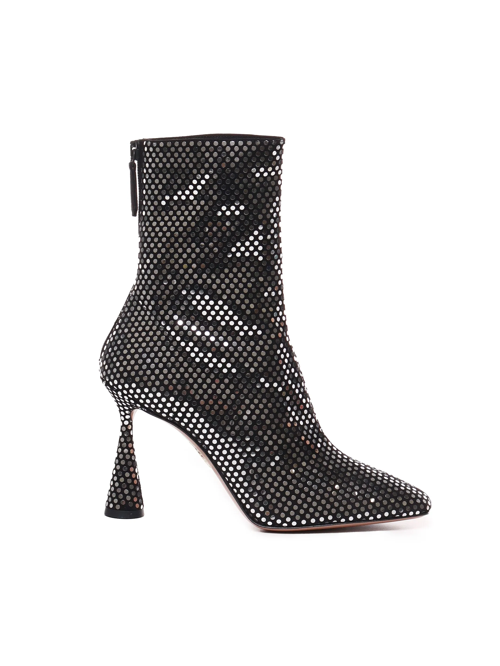 Calfskin Ankle Boots with Heel