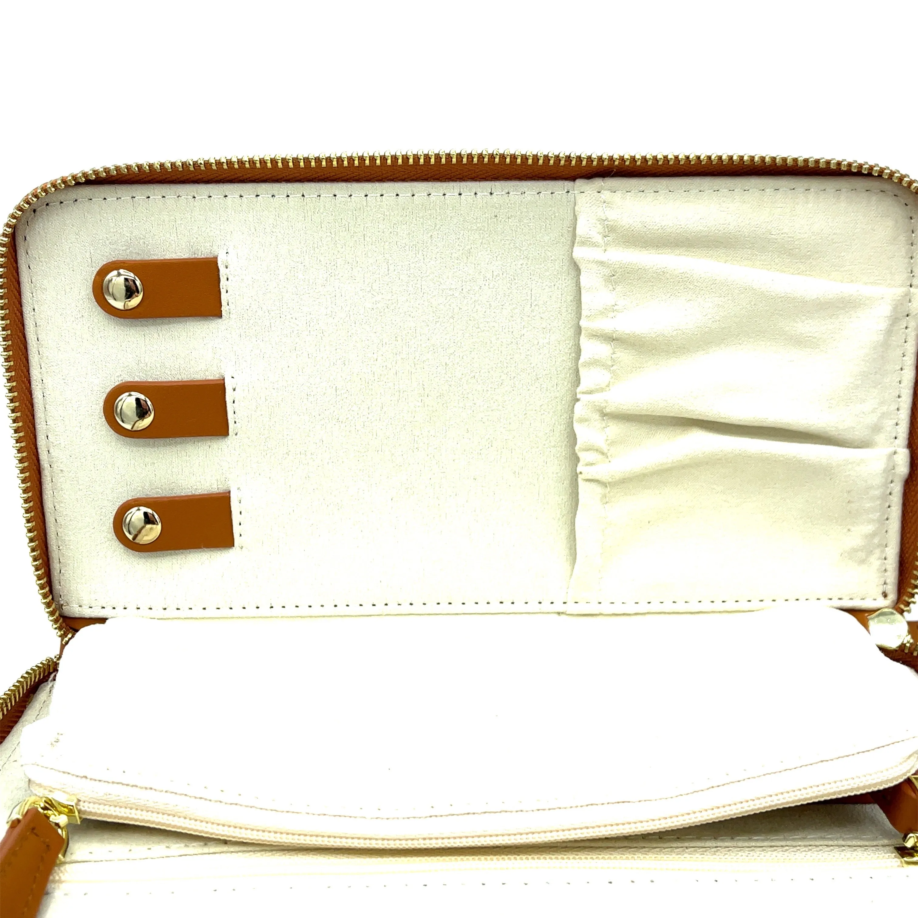 Chinoiserie Jewelry Travel Case Wallet One-Of-A-Kind Hand Painted Wanderlust Travel Essential