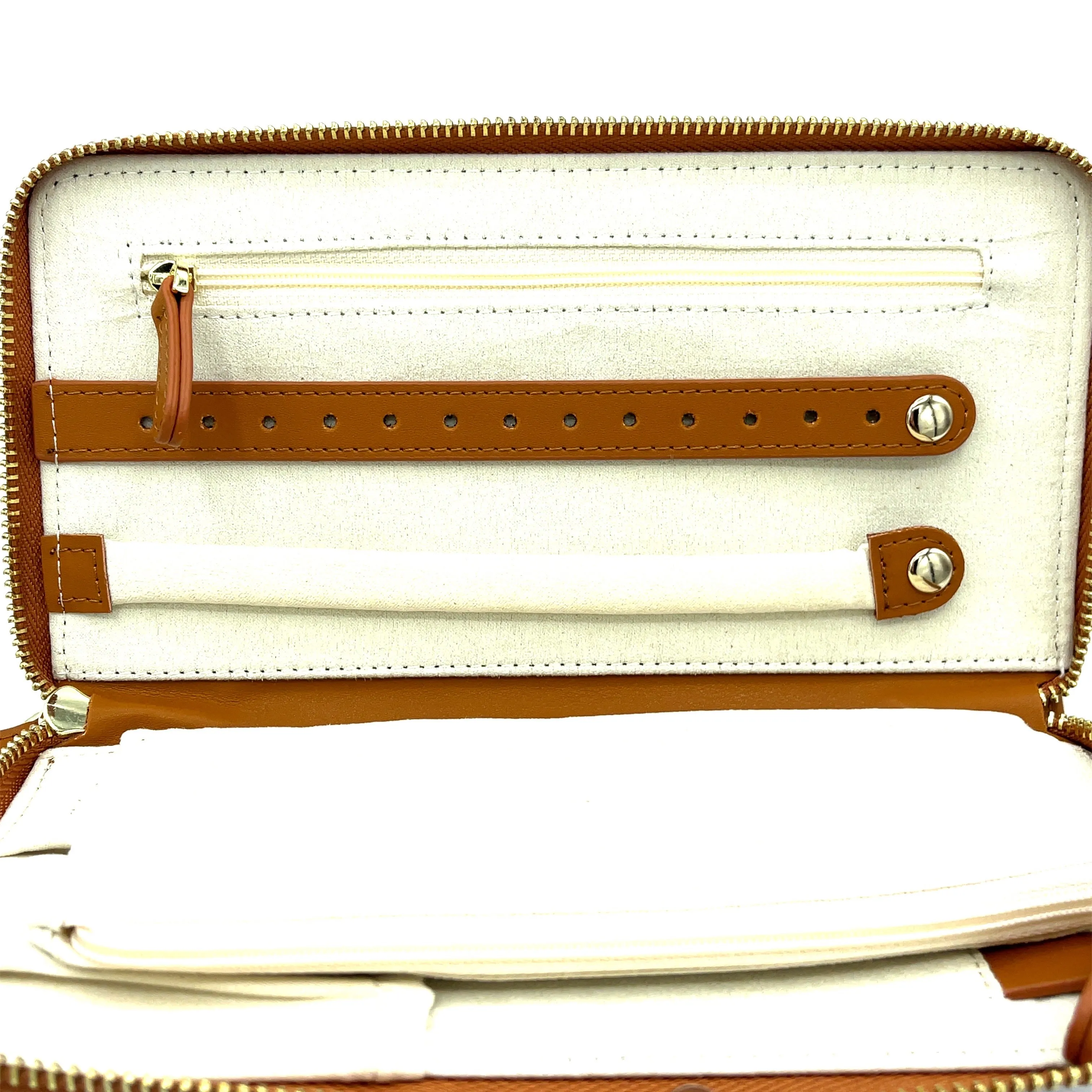 Chinoiserie Jewelry Travel Case Wallet One-Of-A-Kind Hand Painted Wanderlust Travel Essential