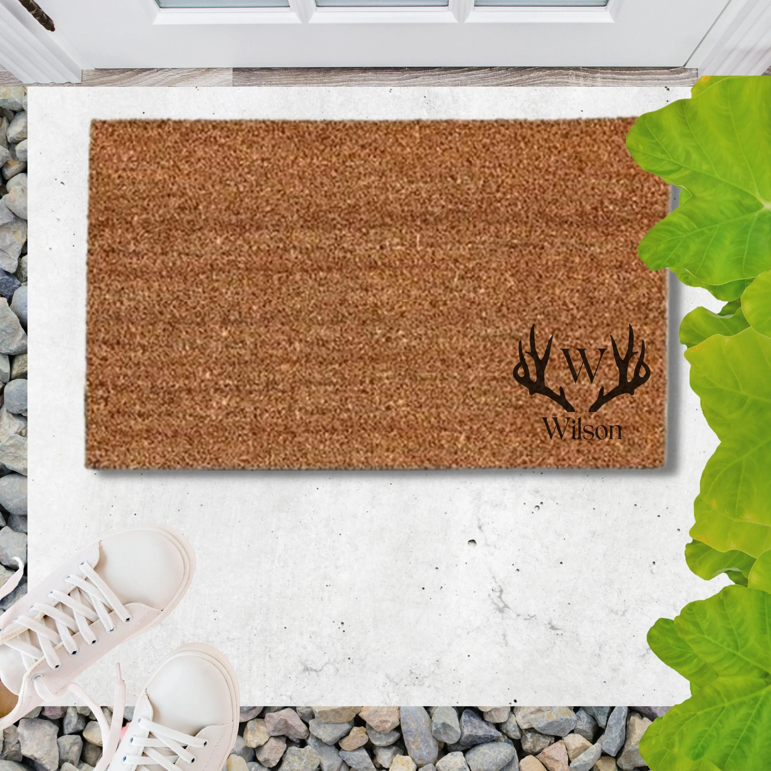 Christmas Custom Engraving Coir Doormat