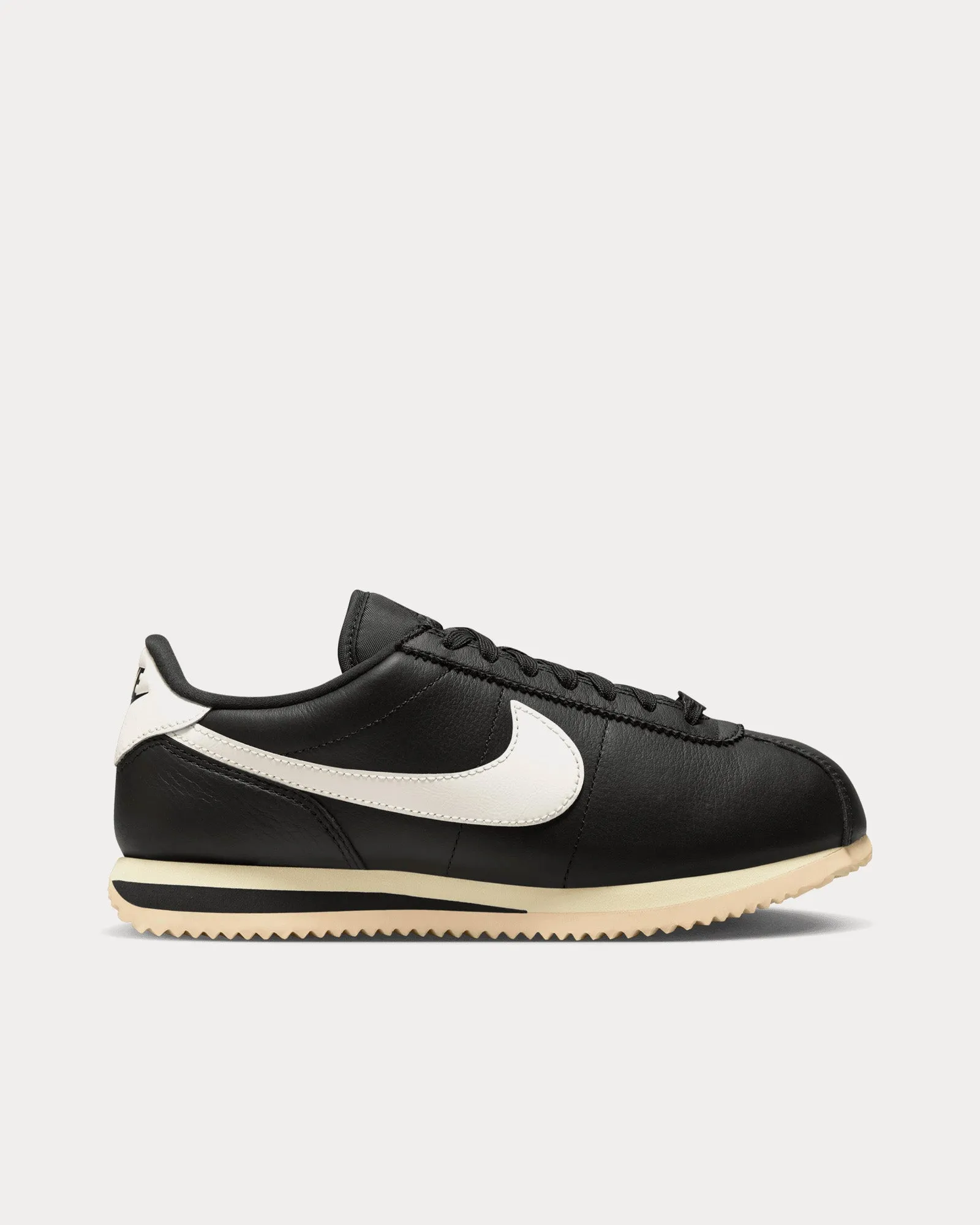 Cortez 23 Premium Black / Sail / Alabaster Low Top Sneakers