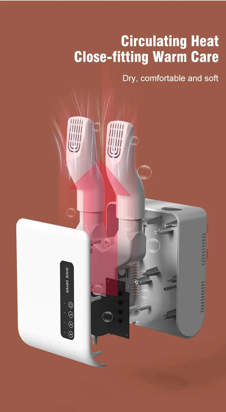 Electric Shoe or Boots Dryer Wall Mounted