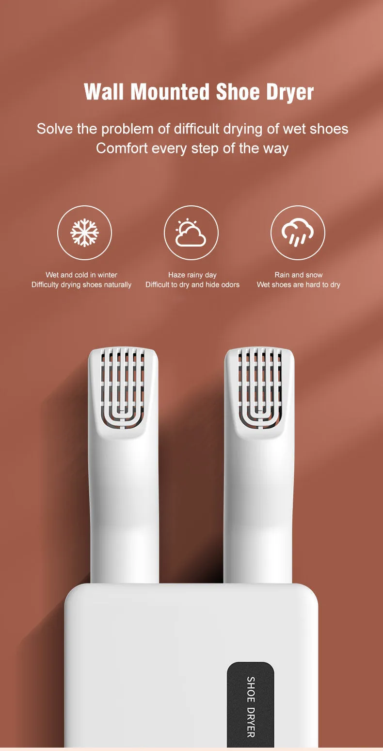 Electric Shoe or Boots Dryer Wall Mounted