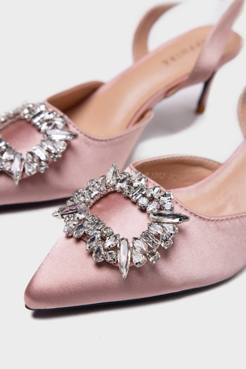 Embellished Kitten Heels