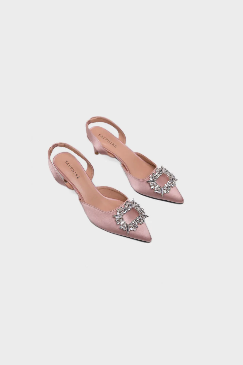Embellished Kitten Heels