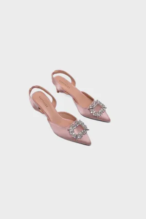 Embellished Kitten Heels