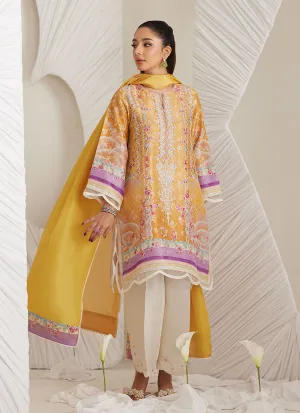FARAH TALIB AZIZ | LEA EID  '25 | Anima Mustard Shirt and Dupatta