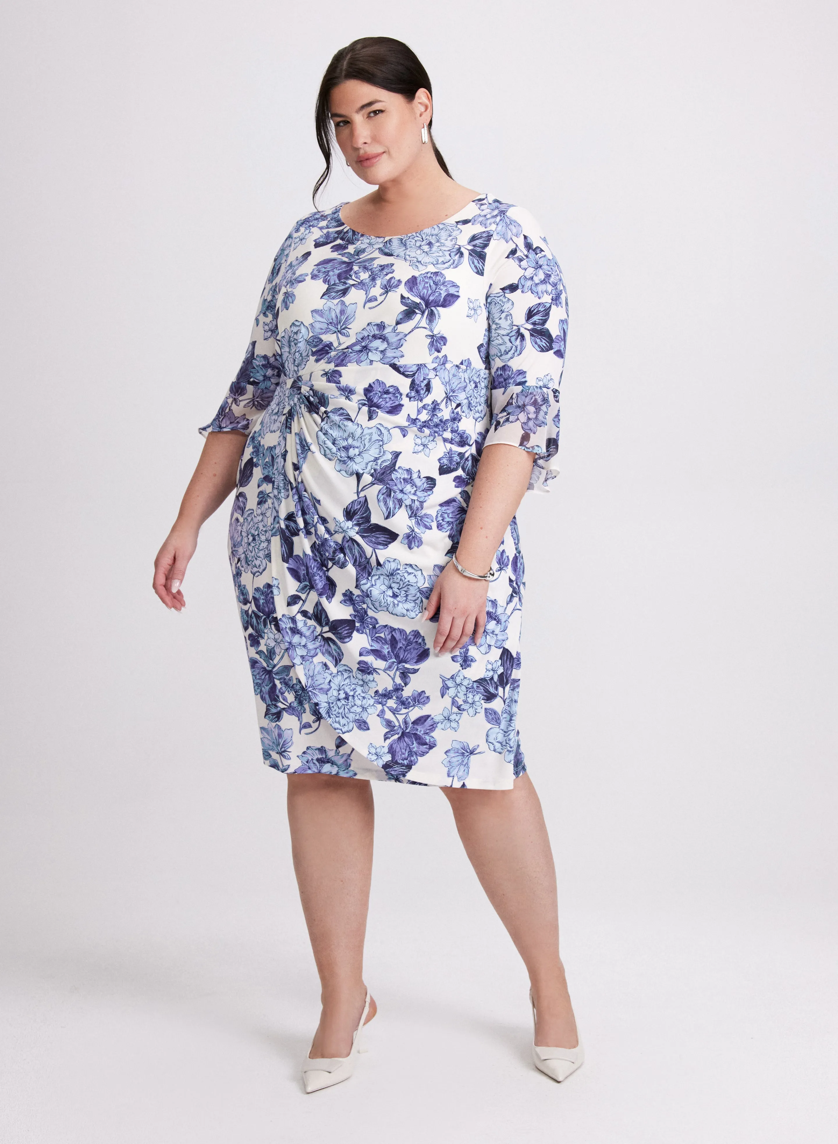 Floral Wrap Dress