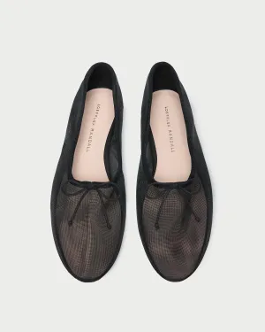 Landon Black Mesh Ballet Flat