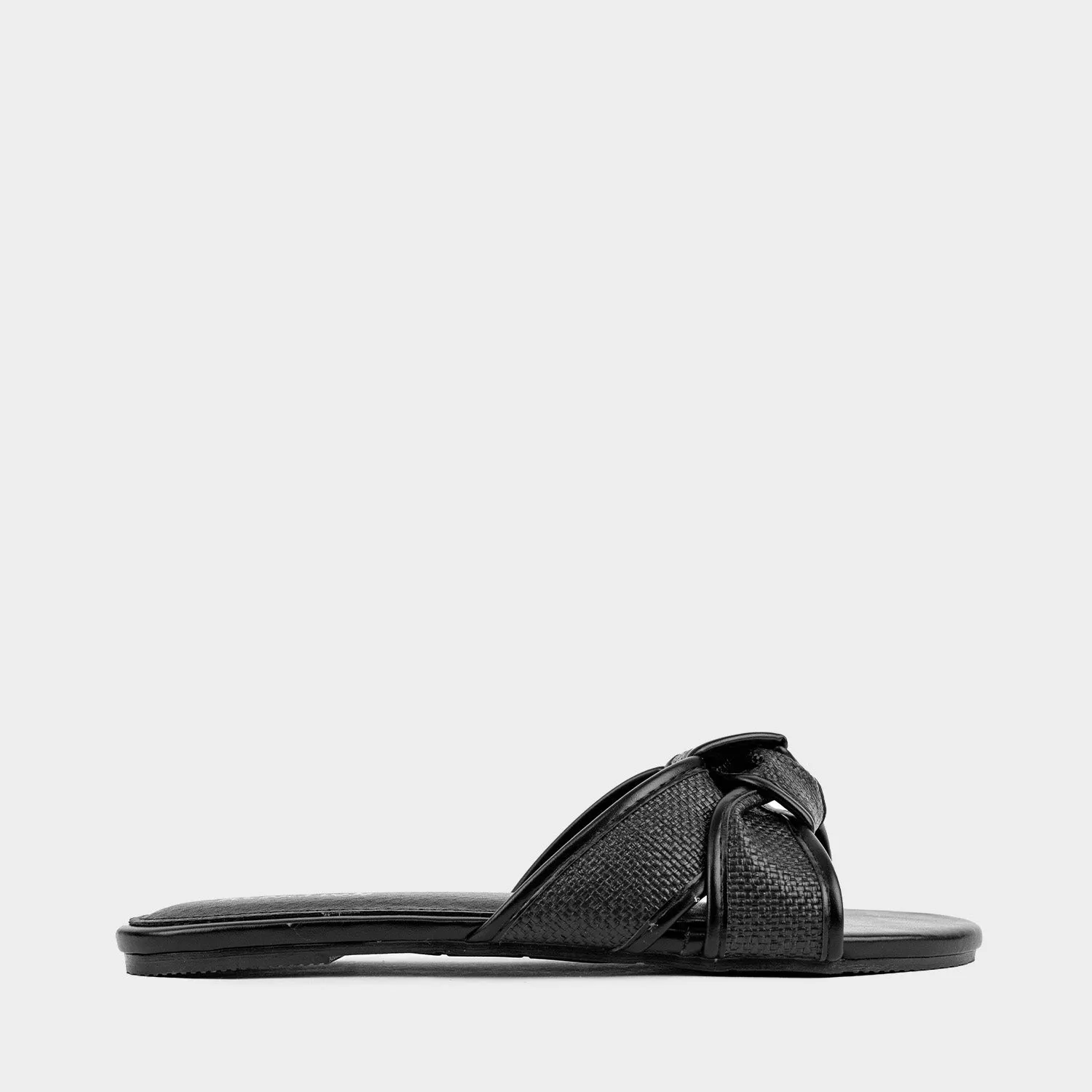 Lucia Bow Flat Sandal Sandalia Flat Para Mujer