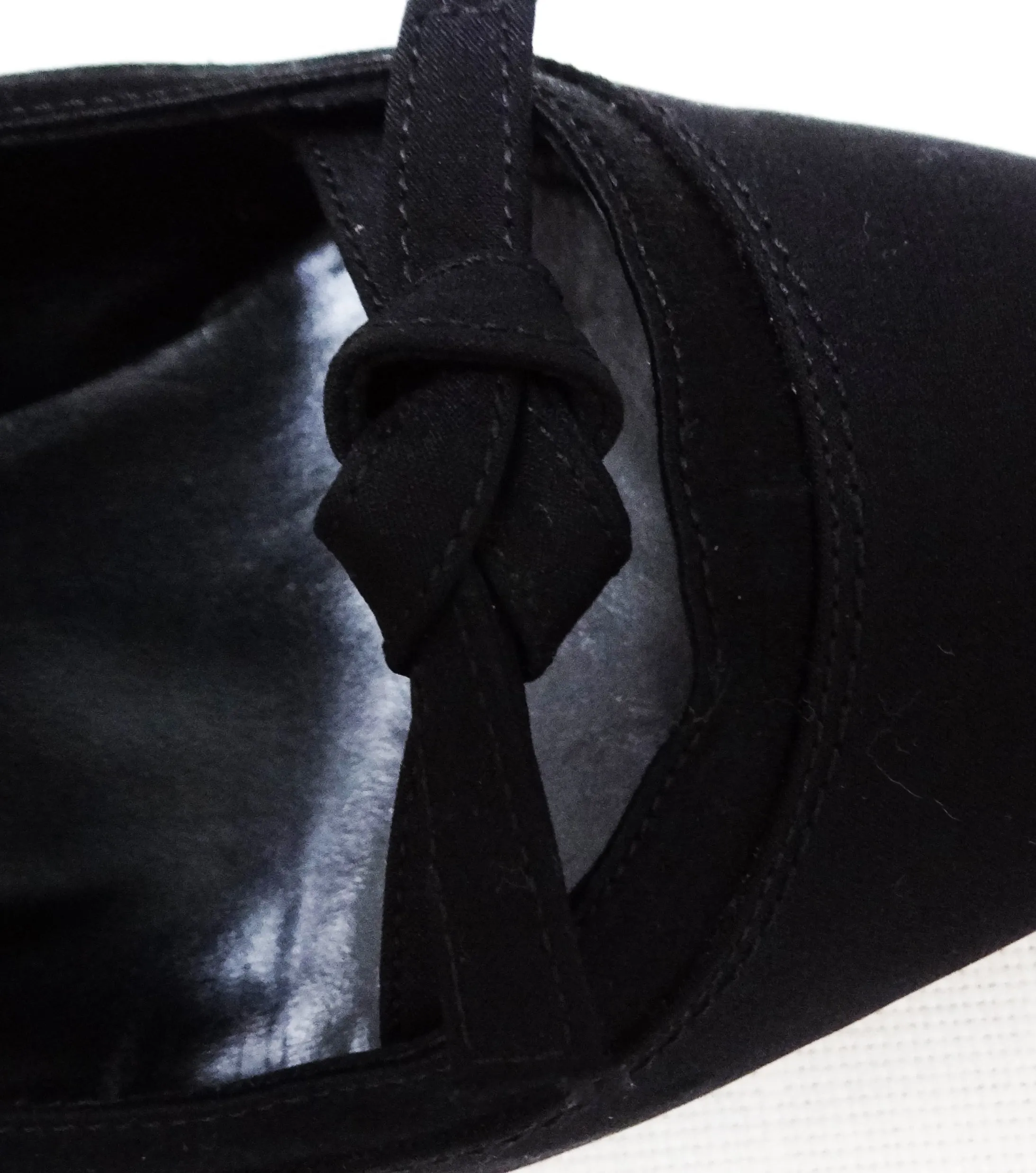 Manolo Blahnik Black Satin Evening Shoes, EU35.5