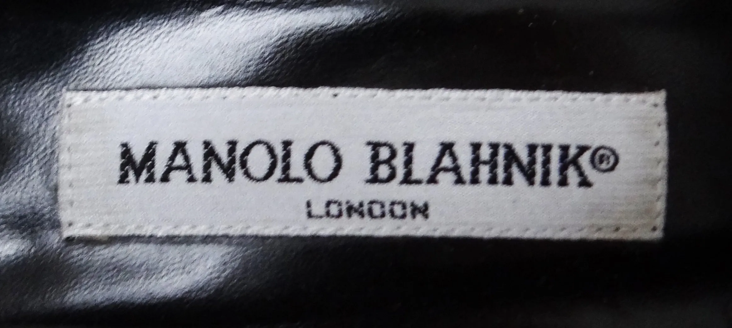 Manolo Blahnik Black Satin Evening Shoes, EU35.5