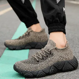 Men's Casual Platform Slip-on Sneakers