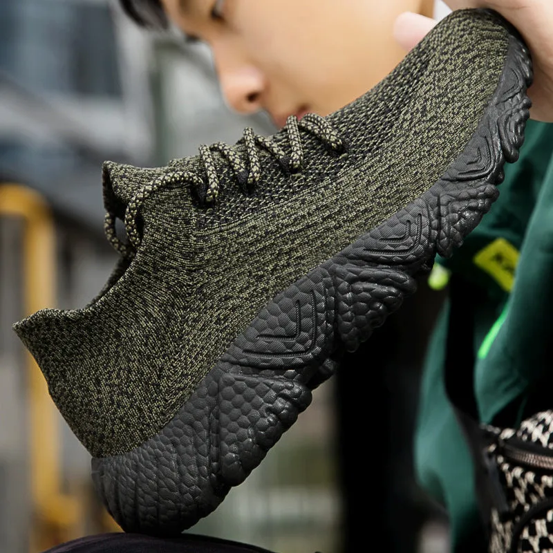 Men's Casual Platform Slip-on Sneakers