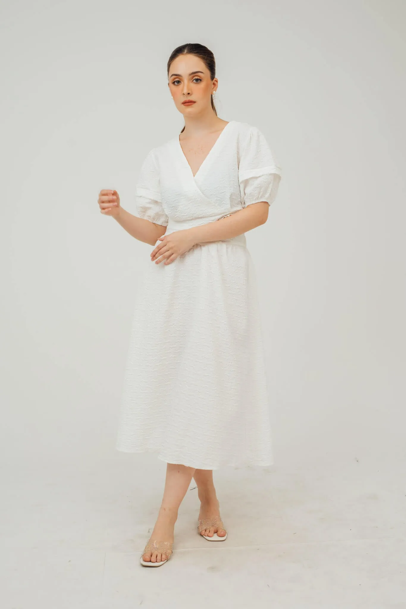 Mira Textured Puff Sleeve and Skirt Coordinates