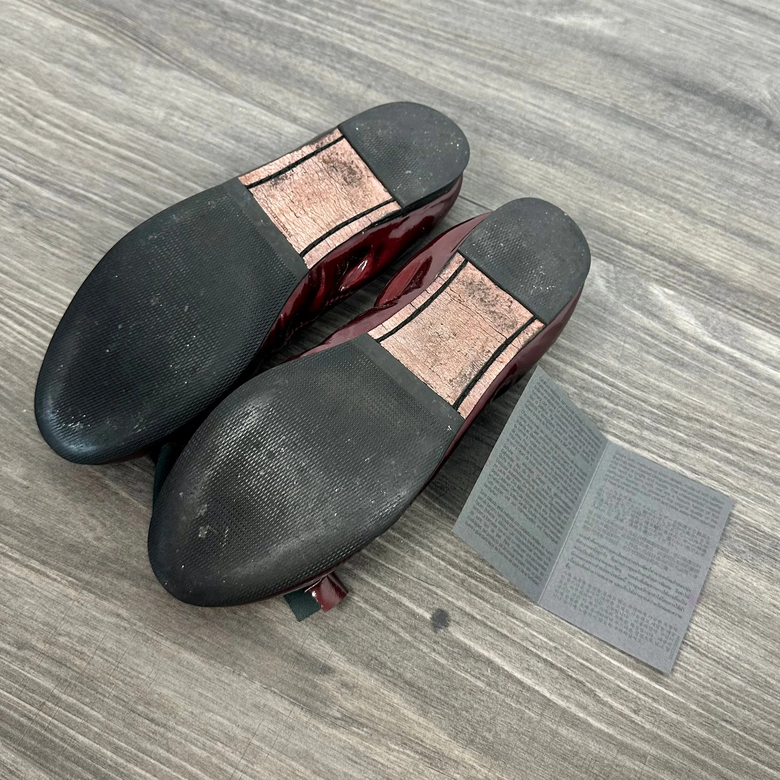 Miu Miu Oxblood Ballet Flats (6.5)