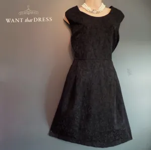 Monsoon Size 20 Timeless & Classic Brocade LBD (Little Black Dress) RRP 59!