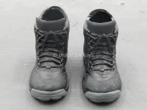 Navy Seal HALO UDT - Black Combat Boots (Foot Type)
