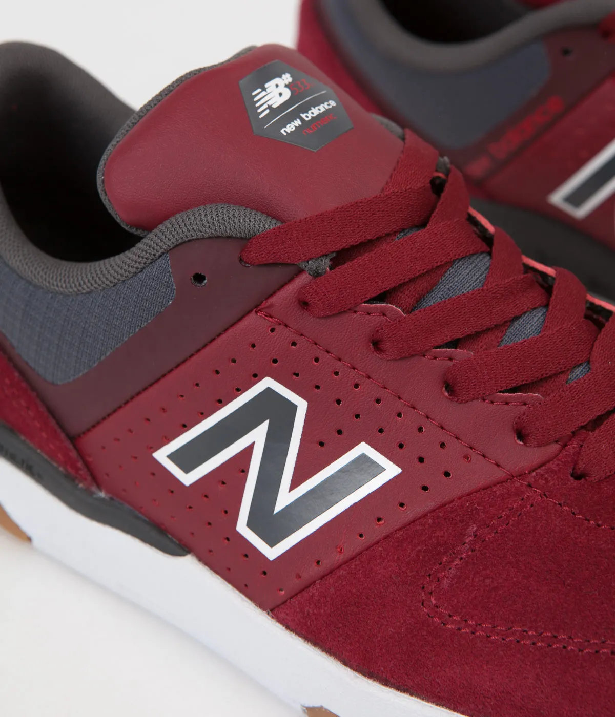 New Balance Numeric PJ Ladd 533 Shoes - Mercury Red / Magnet