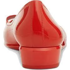 NEW SALVATORE FERRAGAMO Vara Jelly Women's 726364 Arid Coral Ballet Flat Size 6 C MSRP $350