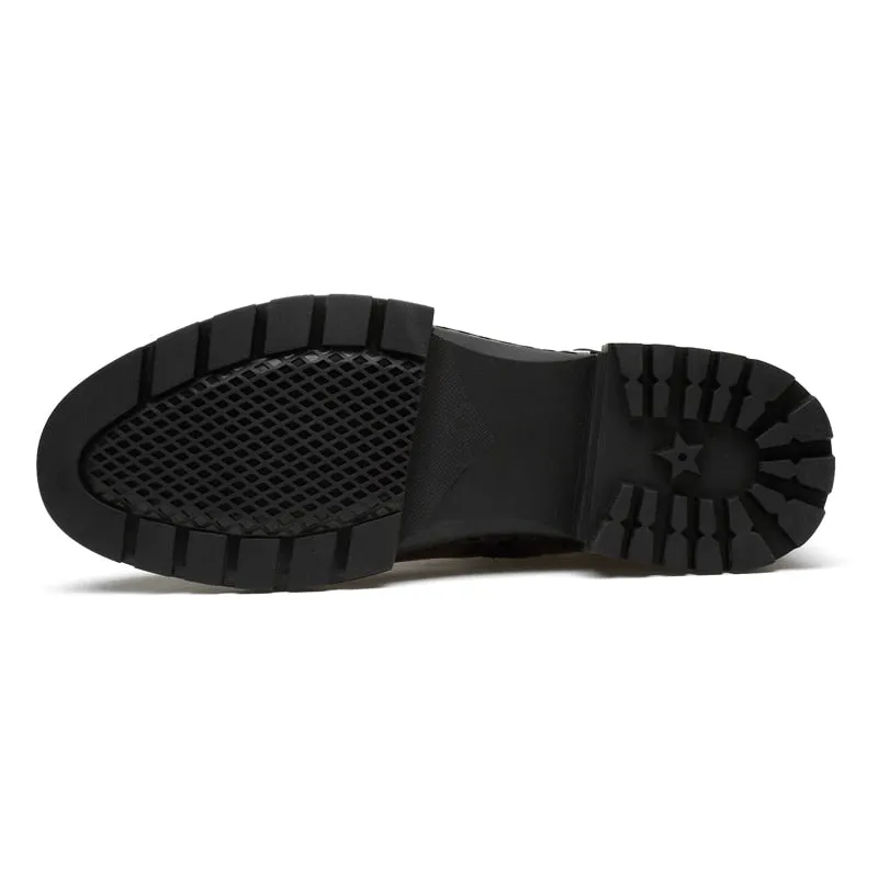 Opulessa Zip Ankle Boots