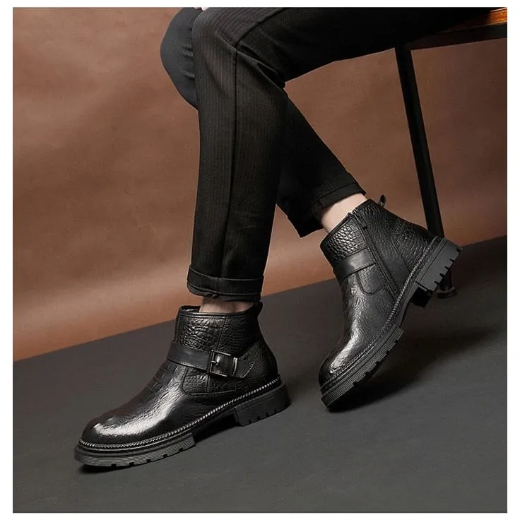 Opulessa Zip Ankle Boots