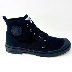 Palladium Pampa SP20 Hi Canvas Triple Black Mens Combat Boots 76838 008