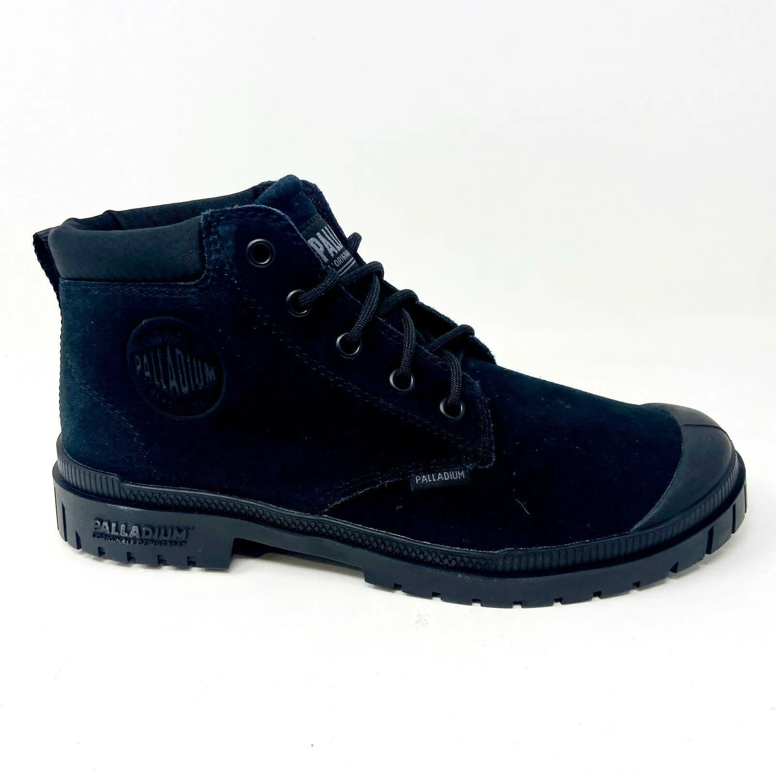 Palladium Womens Pampa SP20 Cuff Low Black Size 8 Combat Boots 97013 001