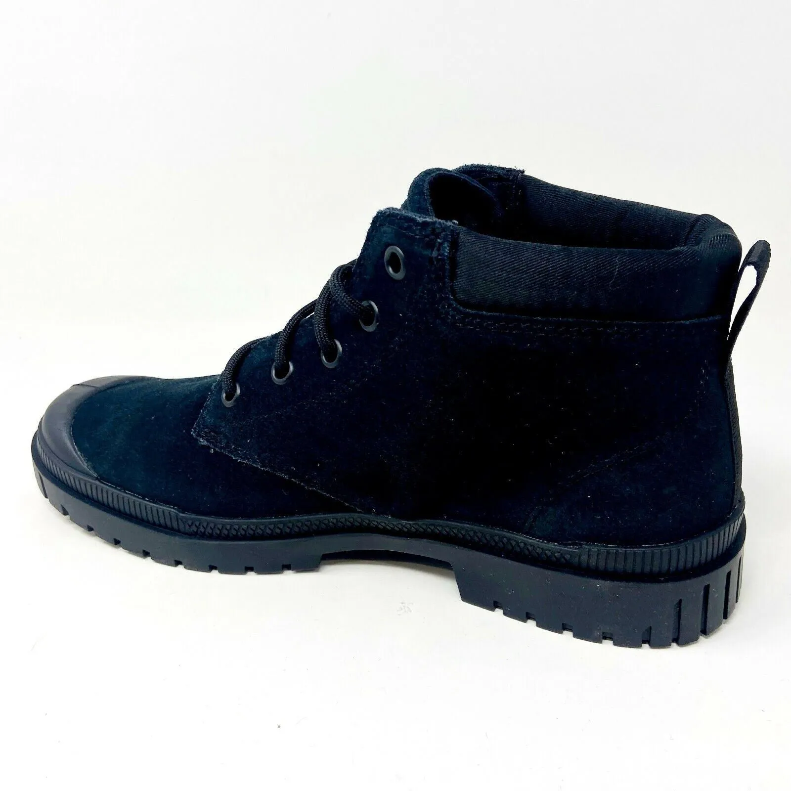 Palladium Womens Pampa SP20 Cuff Low Black Size 8 Combat Boots 97013 001