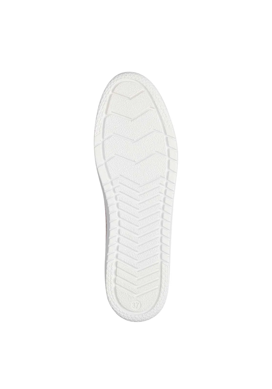 Palm Beach Flat Zip Trainer - Platinum