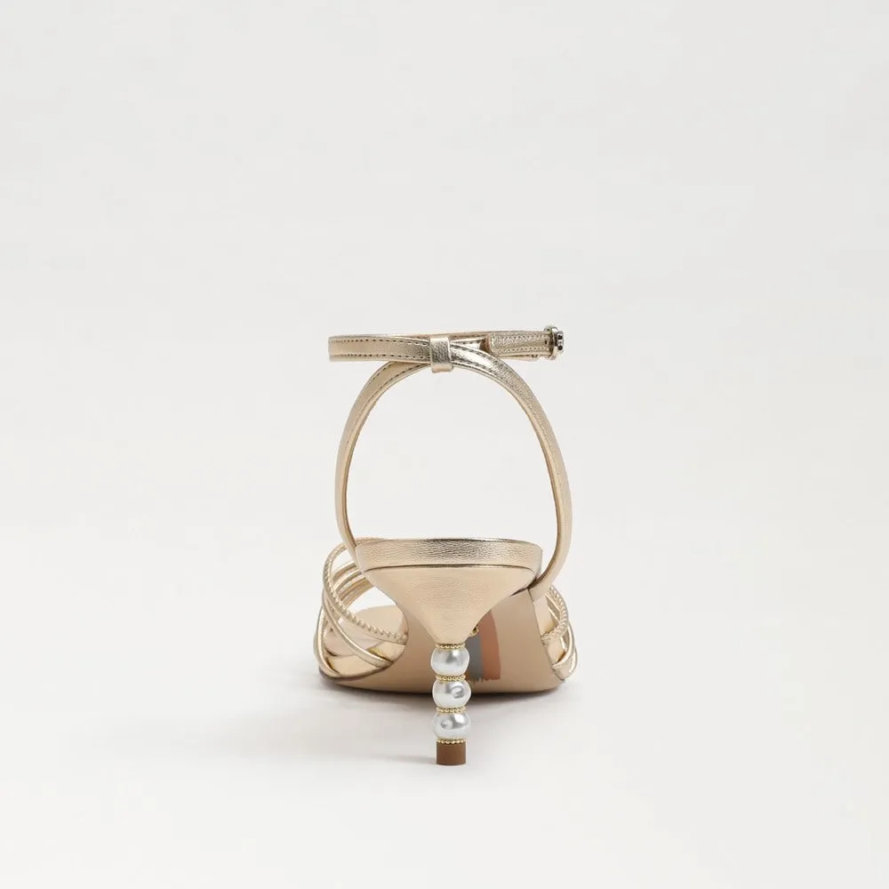 Philippa Kitten Heel Gold Leaf - Sam Edelman