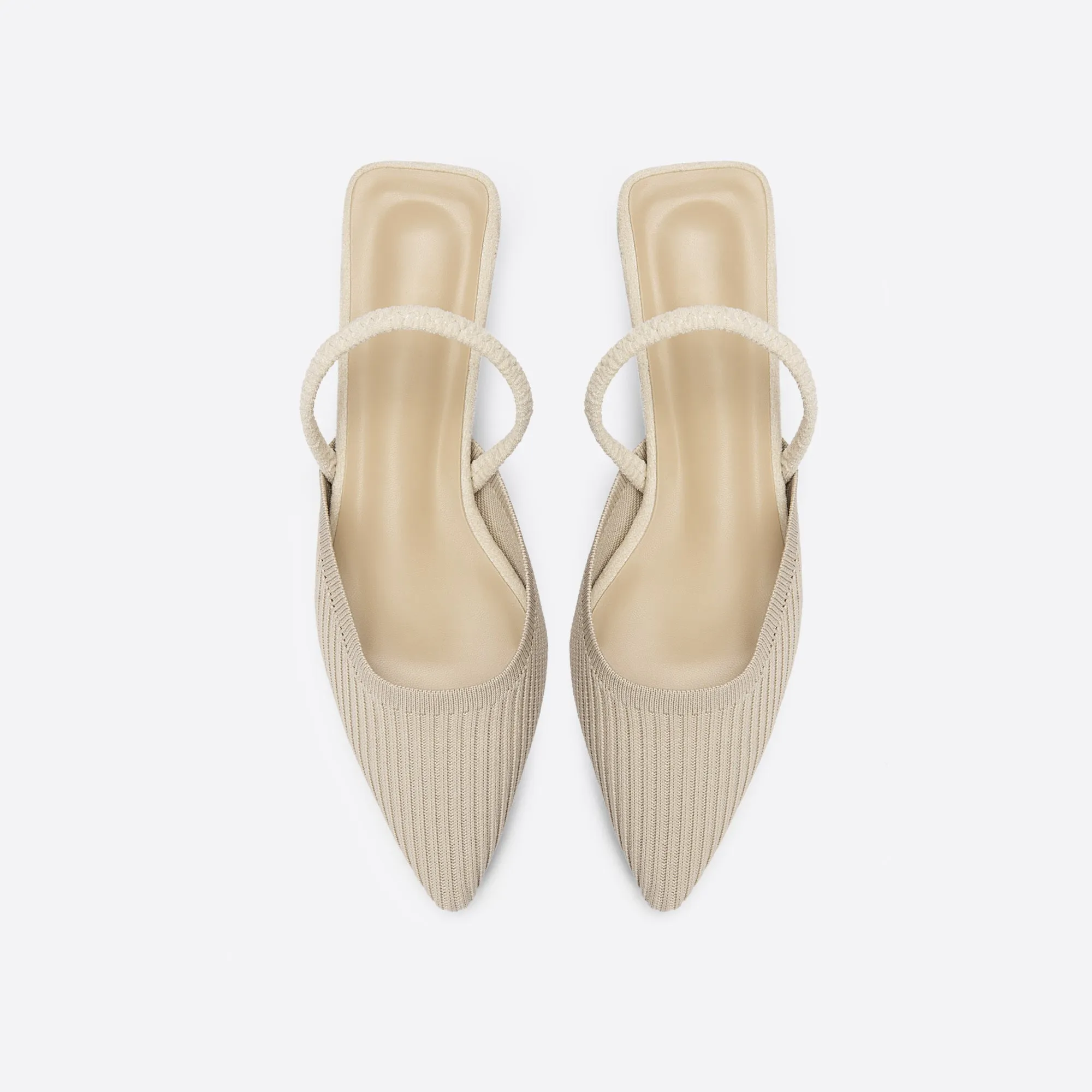 Purpdrank - Women Point Toe Slingback Pumps