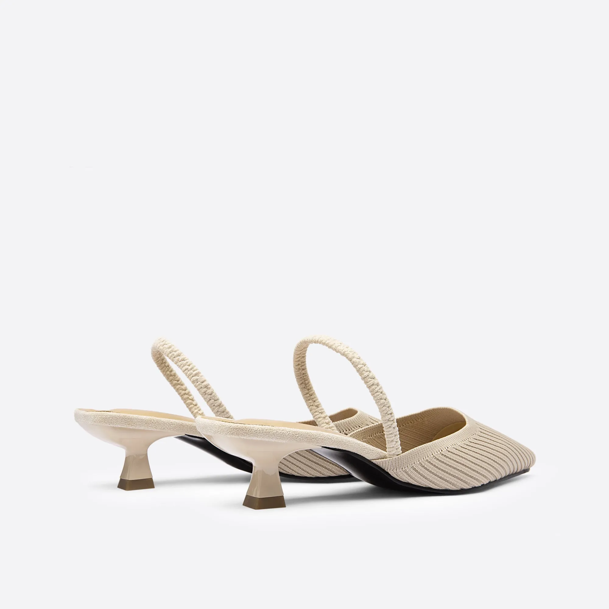 Purpdrank - Women Point Toe Slingback Pumps