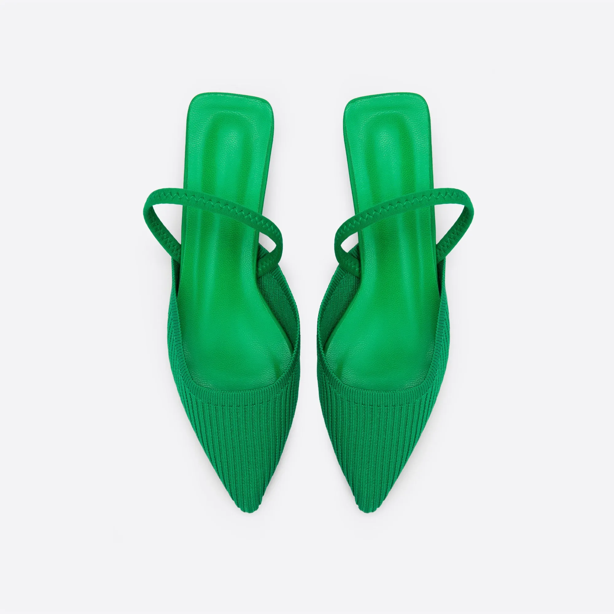 Purpdrank - Women Point Toe Slingback Pumps