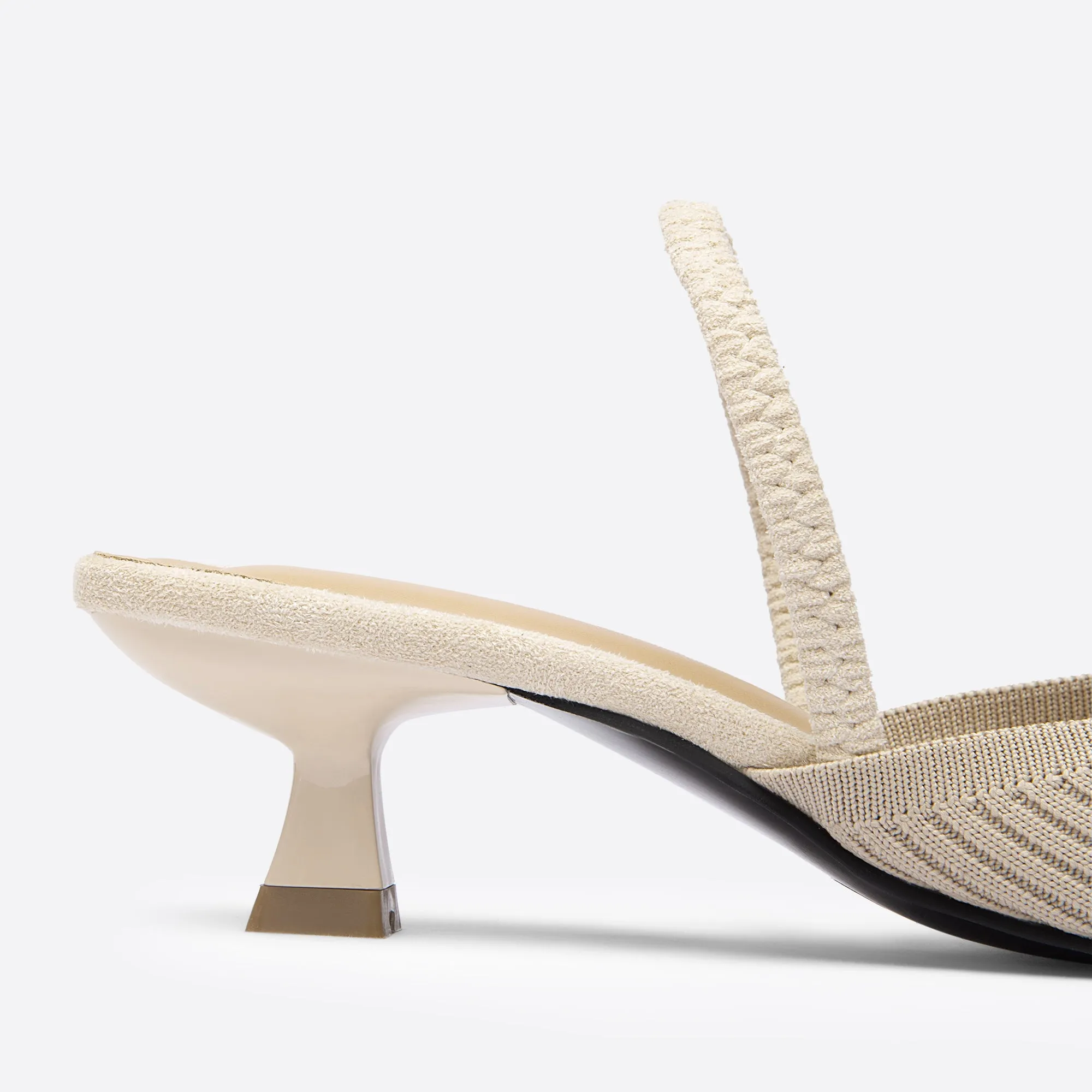 Purpdrank - Women Point Toe Slingback Pumps