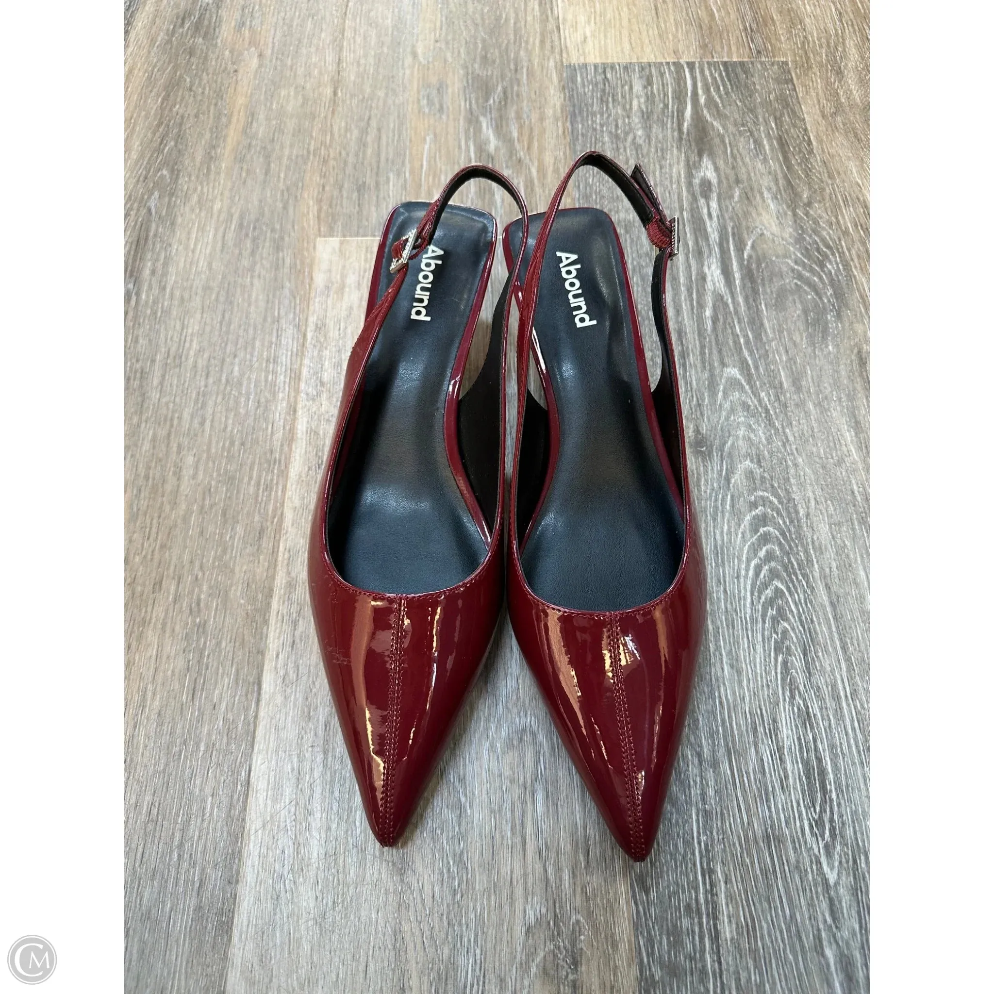 Shoes Heels Kitten By Abound In Red, Size: 10