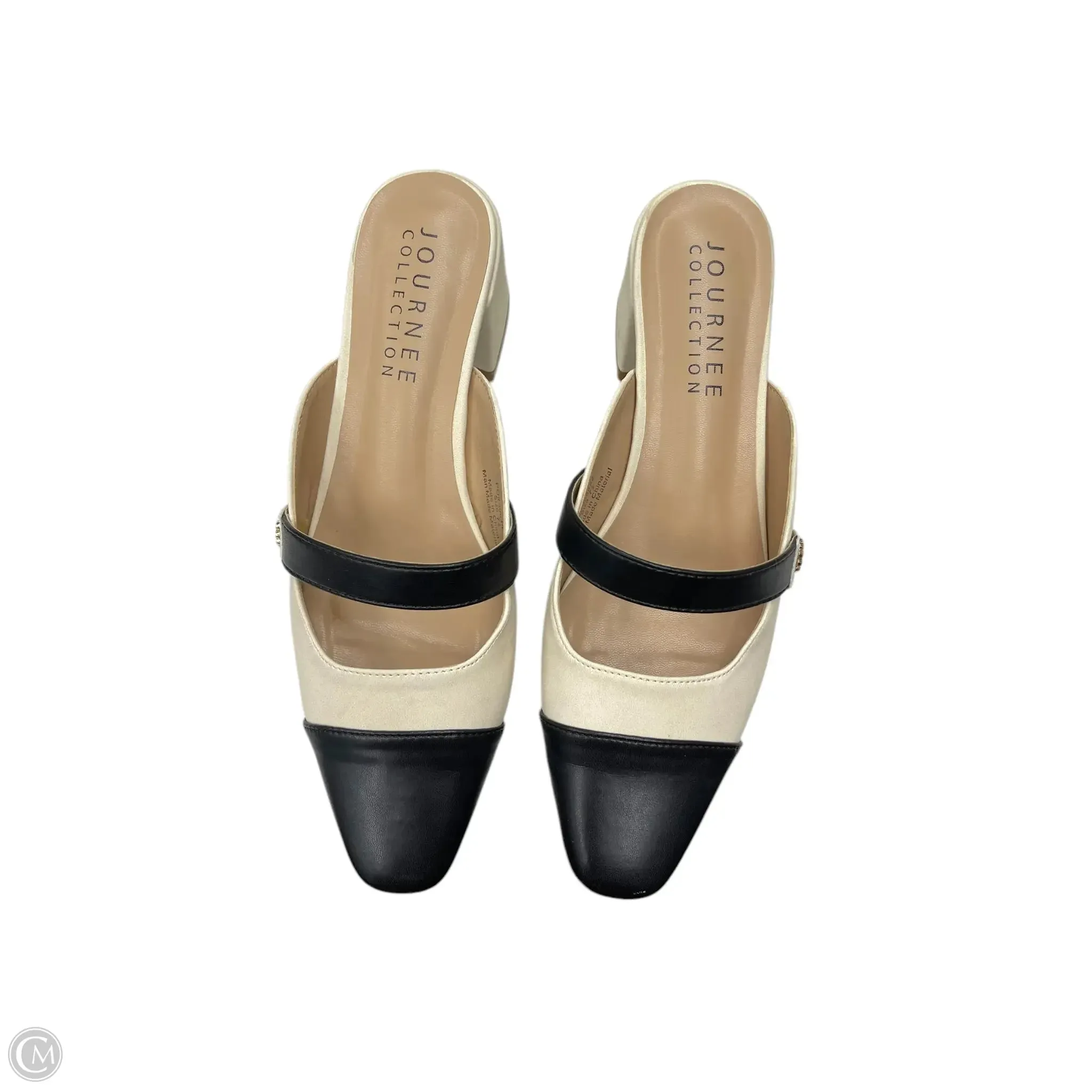 Shoes Heels Kitten By Journee In Cream, Size: 7.5