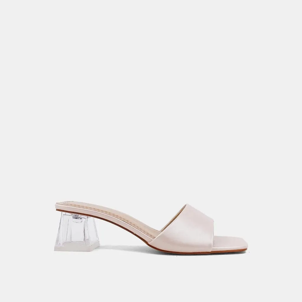Shu Shop Fergie Kitten Heels-Metallic Beige