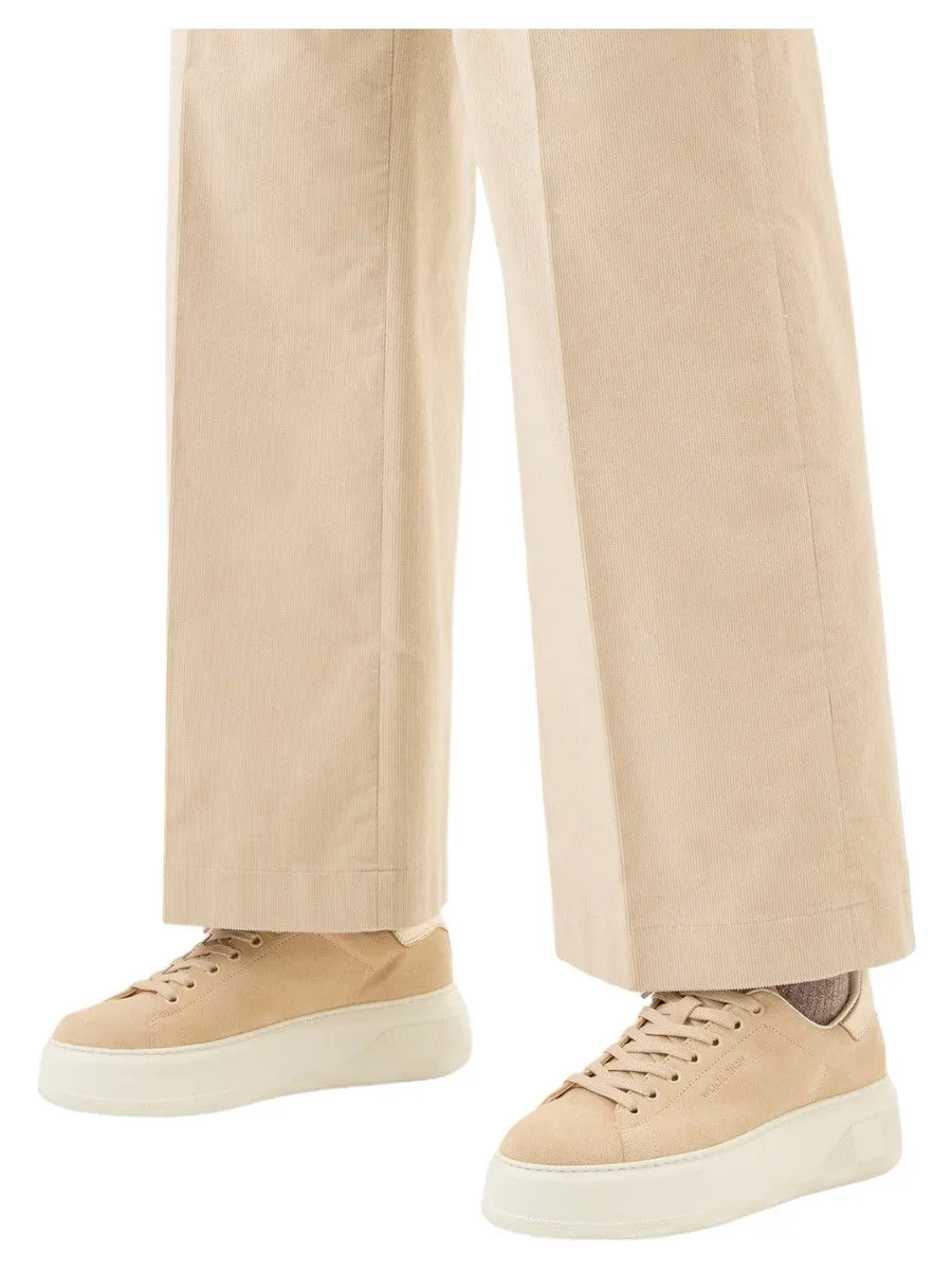Sneakers Chunky Court in pelle scamosciata