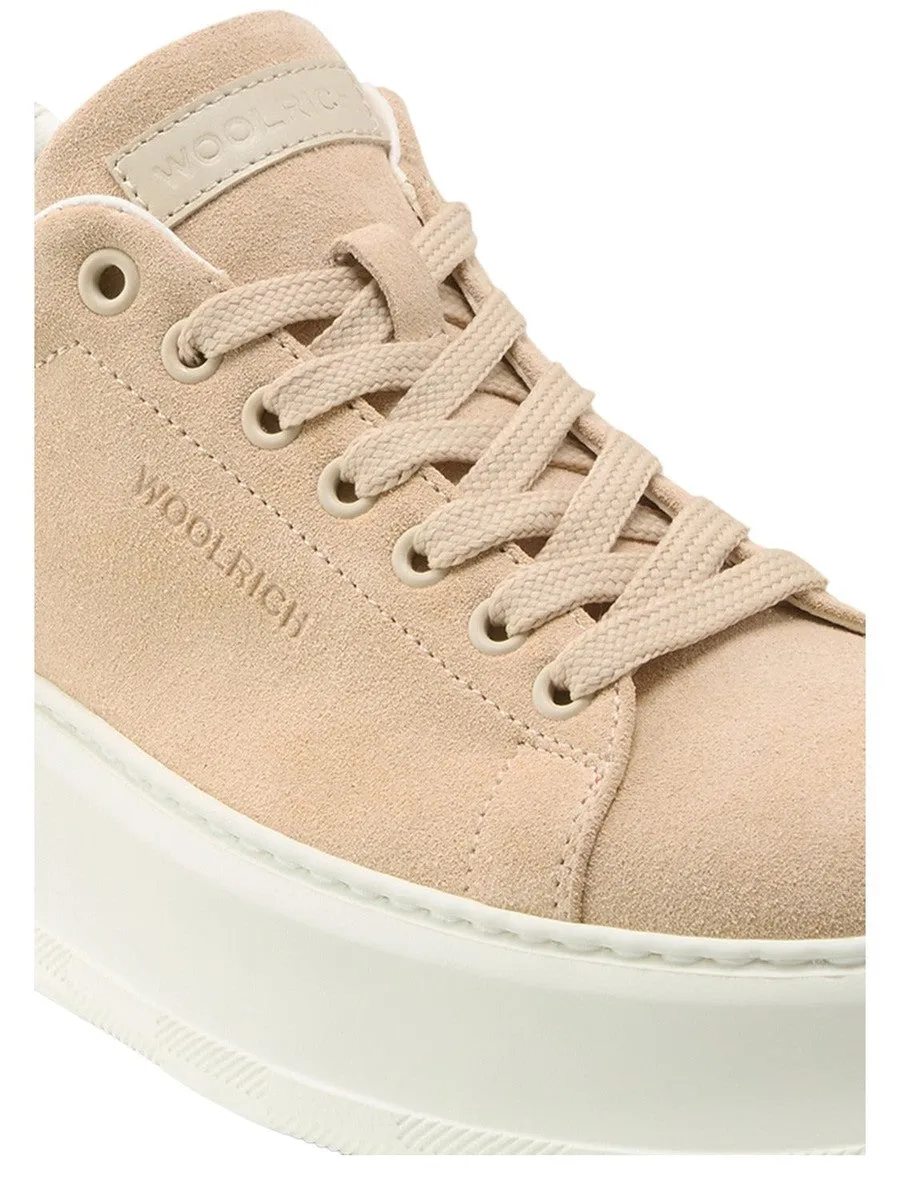Sneakers Chunky Court in pelle scamosciata