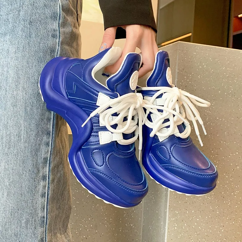 Summer Shoes Women  Brand Design Bling Sequined Women's Casual Shoes Fashion Female Chunky Sneakers Stylish Sport Shoes
