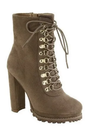 Trista8 Combat Heel Boots
