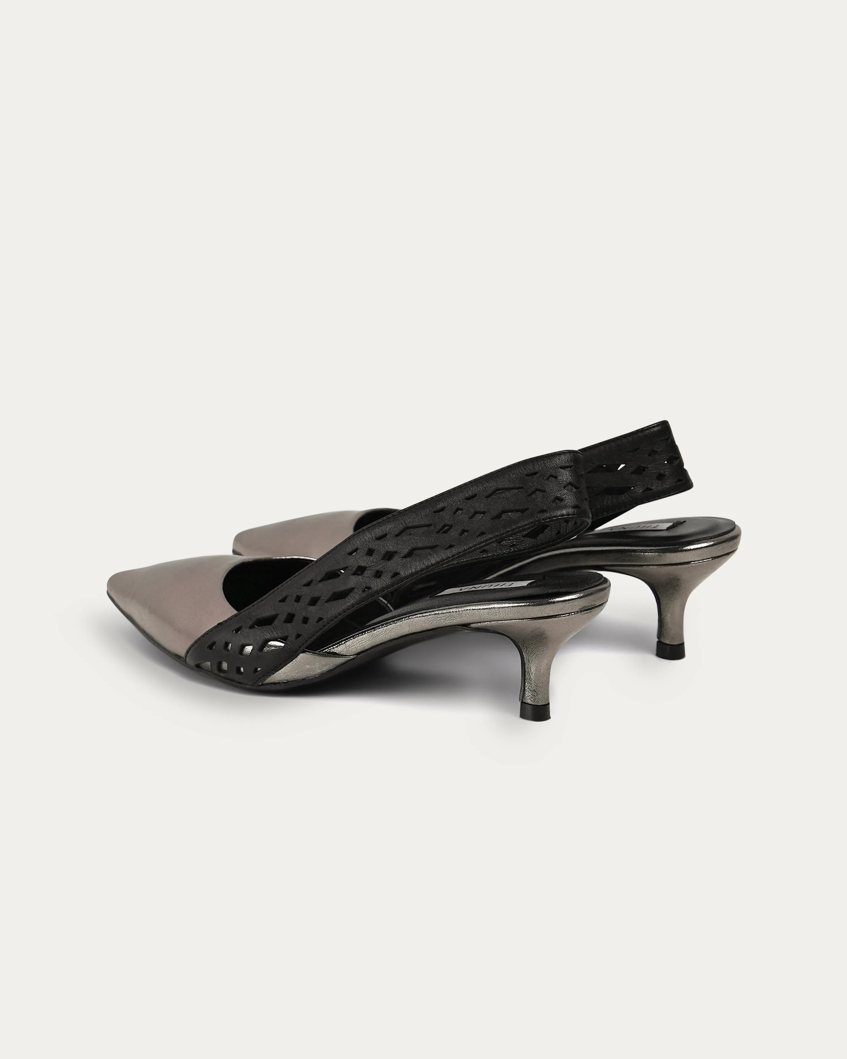 Wisal silver heel