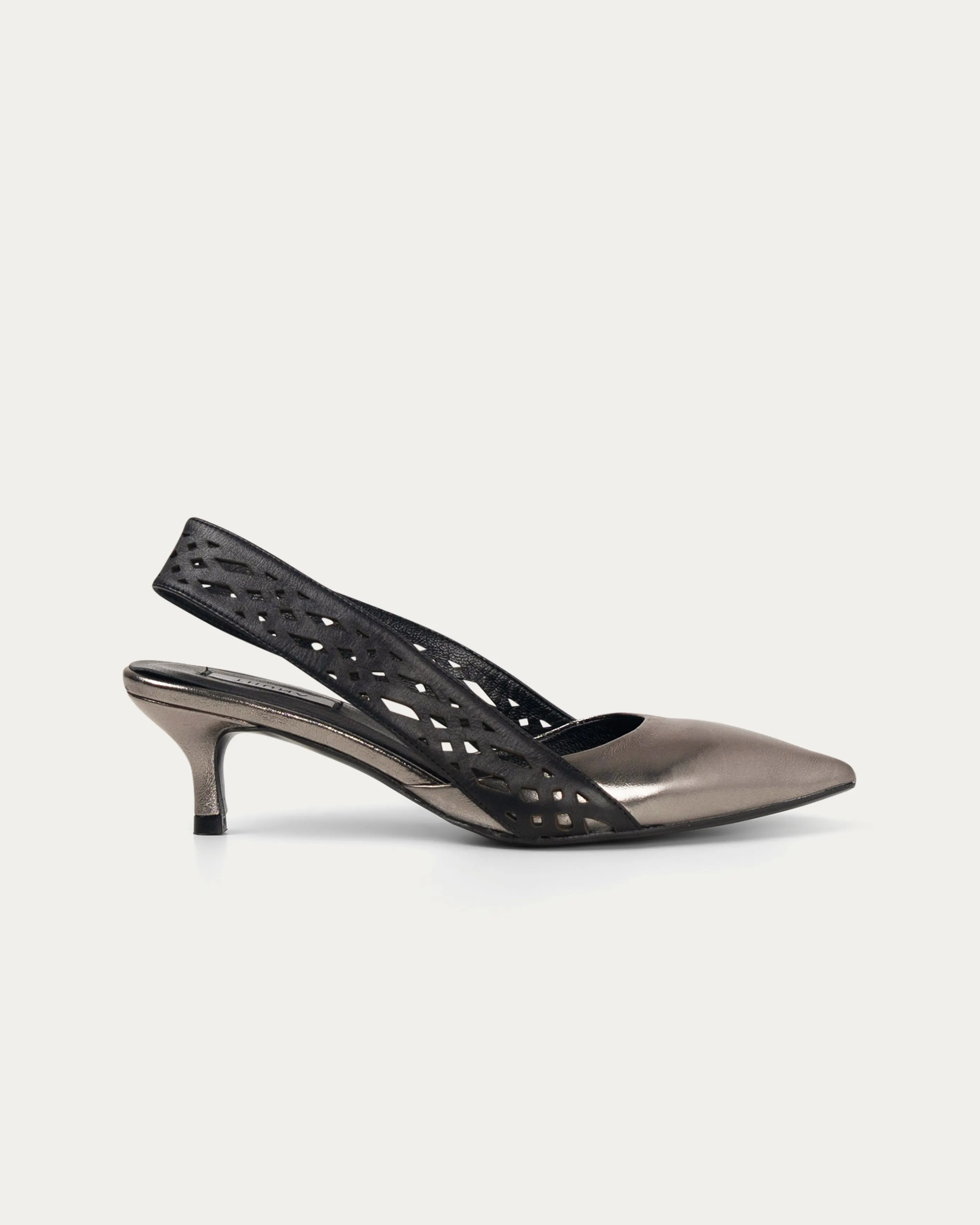 Wisal silver heel