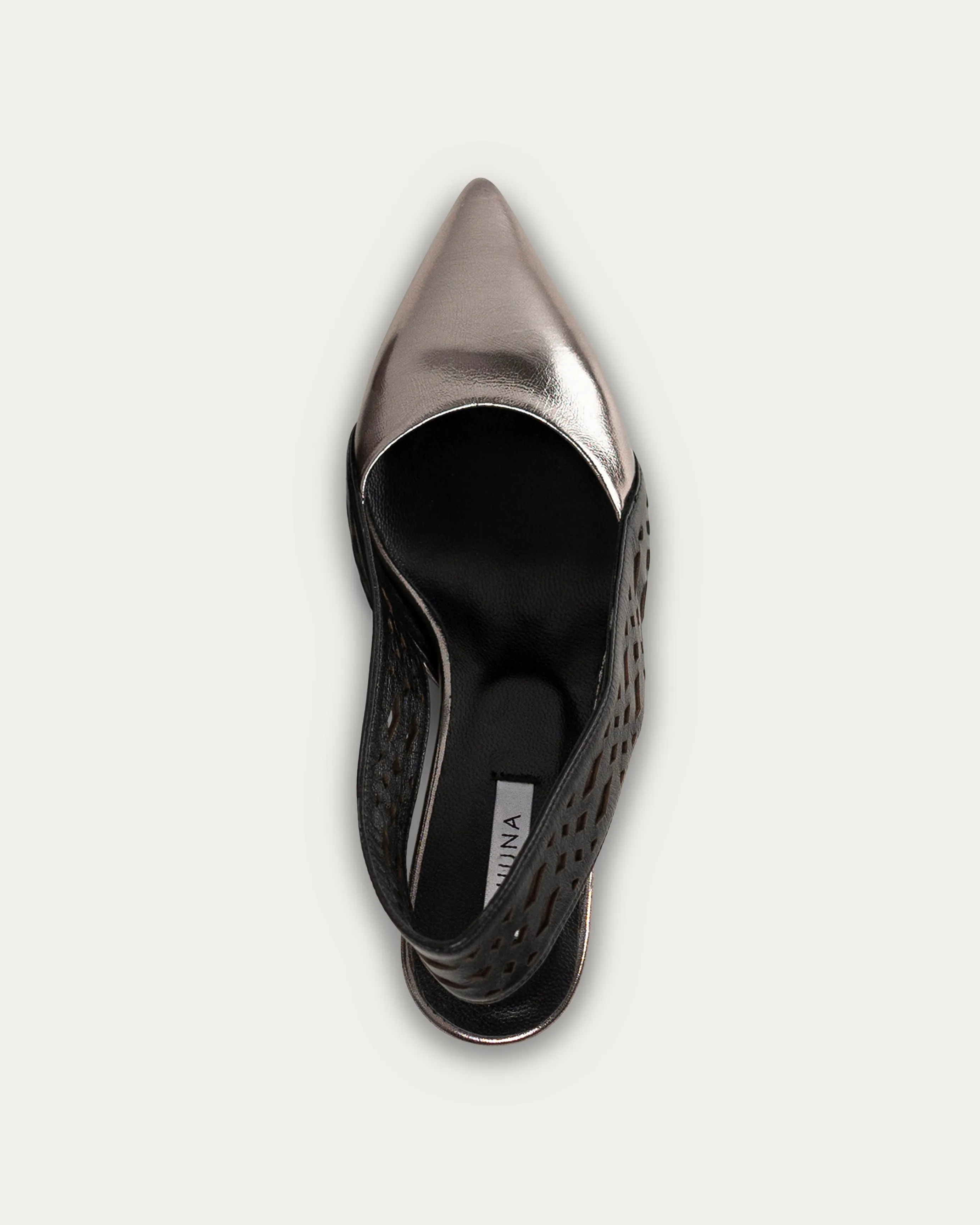 Wisal silver heel